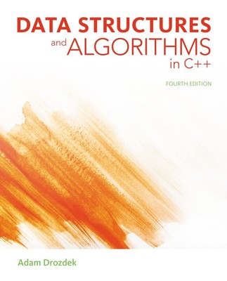 Data Structures and Algorithms in C++ - hardcover Drozdek, Adam