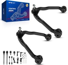 KAX Front Upper Control Arms w/Ball Joints Sway Bars Tie RodsReplacement for