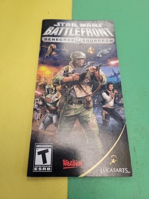 Star Wars Battlefront Renegade Squad Playstation Portable Sony PSP Manual Only