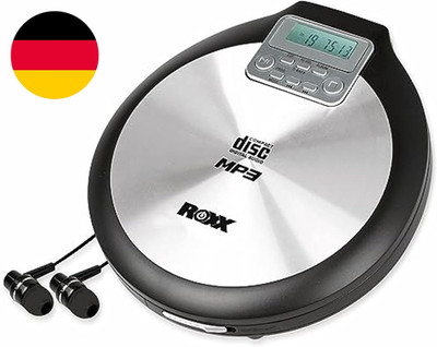 Tragbarer CD Player Mit Kopfhörer MP3 Fähig Antishock Discman Mit Netzteil PCD 6