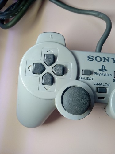 Official Sony PlayStation 1 Dual Shock Analog OEM Controller SCPH-1200 TESTED. - Picture 4 of 11