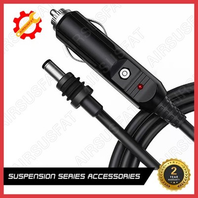 10FT/3M Power Cable for Mini Waterproof DC Male to Cigarette Lighter Plug Play