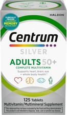 Centrum Silver Adults 50 Plus Multivitamin With Vitamin C, D E, 125 Count