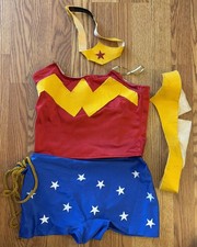 Classic 70  s Handmade Wonder Woman Cosplay Costume Woman  s Medium 
