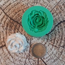 3D Silikonform Mold Mould Rose Filigran / Seifenform Betonform Dekor Basteln DIY