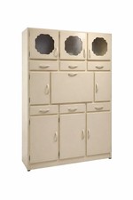 Retro Antique Kitchen Larder UNIT 1950s MID Century CREAM Kitchen Furniture