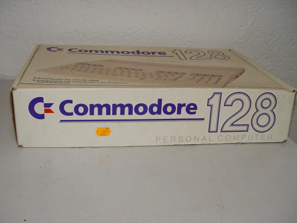 Commodore C128 mit Zubehör vergilbt funktioniert einwandfrei originaler Karton - Bild 2 von 4