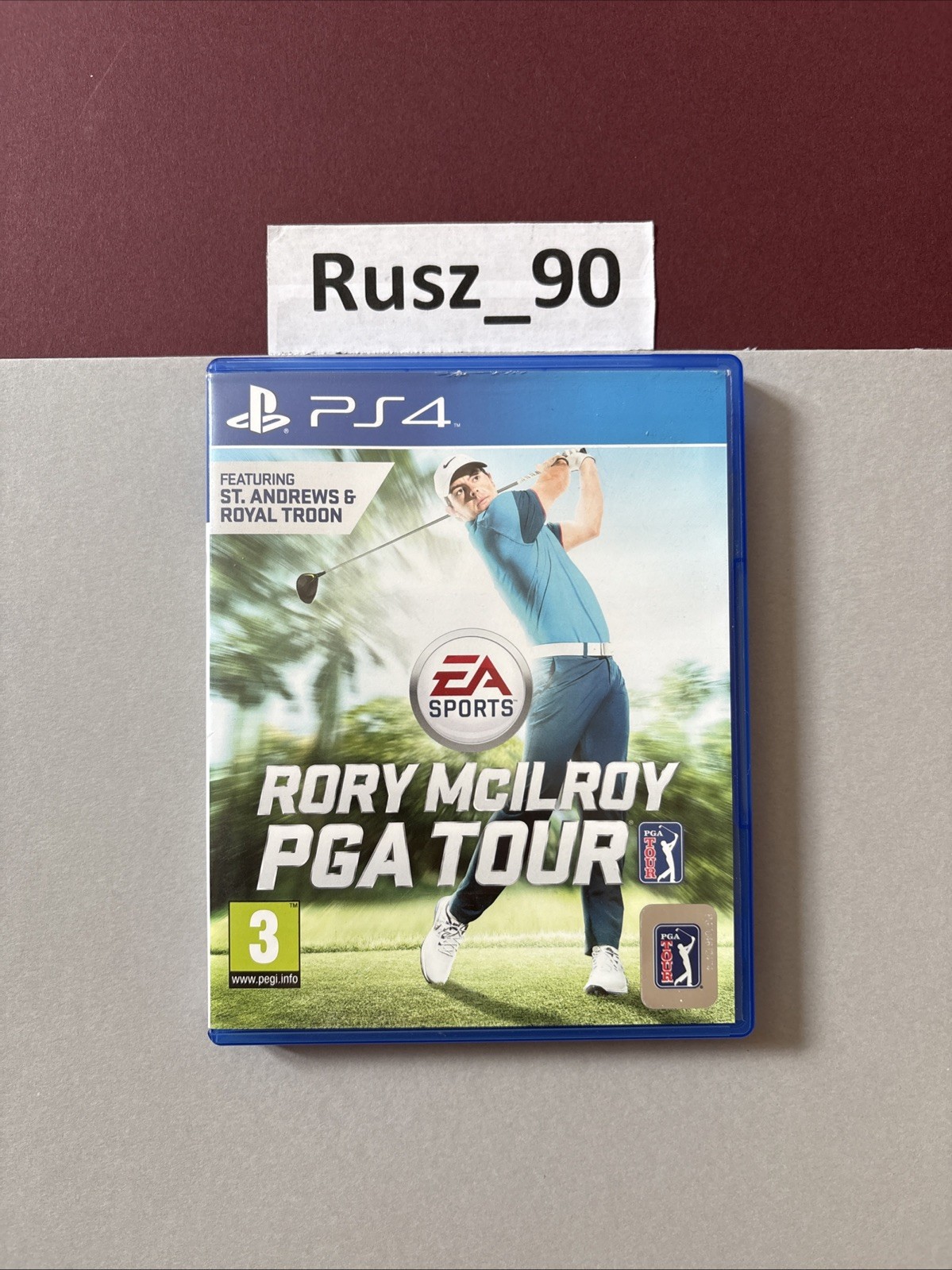 Rory McIlroy PGA Tour PS4/5 PlayStation 4/5 2015 PEGI 3 UK PAL IN EXCELLENT COND