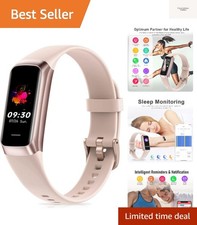Fitness Tracker with 24/7 Heart Rate, Blood Oxygen Blood Pressure Sleep Monit...