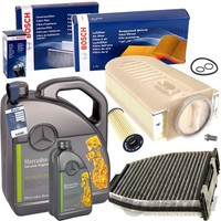 Bosch Filterset Passend FüR Mercedes C E Klasse W/S204 212 GLK X204 CLS C218