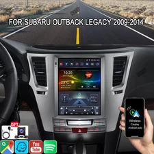 CAR STEREO RADIO FOR SUBARU OUTBACK LEGACY 2009-14 ANDROID14 CARPLAY GPS FM NAVI