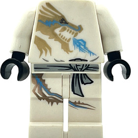 Zane DX The Golden Weapons Ninjago Lego Minifigure Ice Dragon Attack 2260