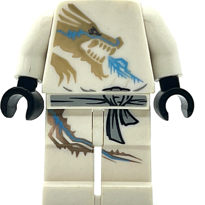 Zane DX The Golden Weapons Ninjago Lego Minifigure Ice Dragon