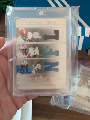 Playoff National Treasures, Material Trio, Barry Sanders Jim Brown Earl Campbell