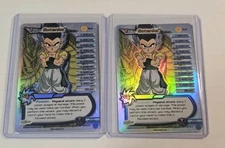 2xDragon Ball Z DBZ CCG Gotenks Buu Saga High Tech Limited Foil #154 Score 2003 