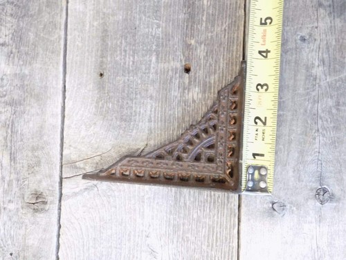 4 Antique Style Shelf Brace Wall Bracket Cast Iron Brackets Small 4 3/4" x 3 ... - Picture 2 of 3