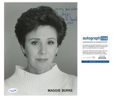 Maggie Burke "As the World Turns" AUTOGRAPH Signed 'Dr. Samuels' 8x10 Photo ACOA