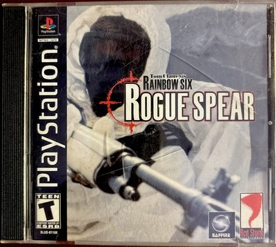Tom Clancy's Rainbow Six: Rogue Spear (Sony PlayStation 1, 2001) Cracked Case