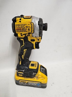 DEWALT DCF850 CORDLESS IMPACT DRILL WITH 20V POWER STACK BATTERY
