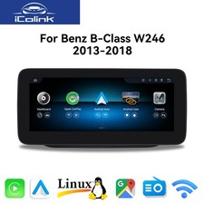 Carplay 10,25" Linux Autoradio Navi WiFi F&uuml;r Mercedes Benz B Klasse W246 NTG 4.5