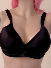 Leading Lady 5028 Black Seamless Underwire Bra - 50DD