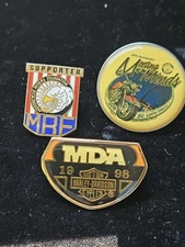 3 Pins 1998 MDA Harley Davidson MRF Riders Foundation 2004 Meeting Of  Minds 