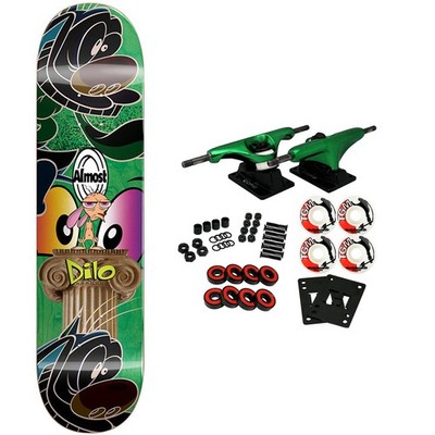 Almost Skateboard Complete Dilo Ren and Stimpy Mixed Up 8.375'' x 32.2''