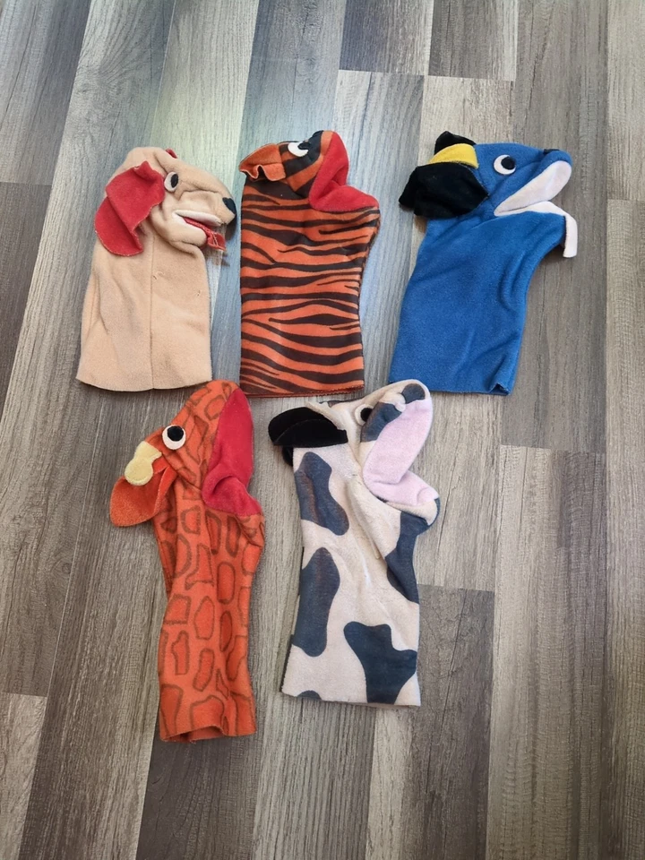 Five Vintage Baby Einstein Puppets *Fair Condition* - Image 2 of 4