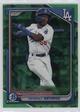 2024 Bowman Sapphire Chrome Prospects Green 41/99 Kendall George #BCP-58 10no