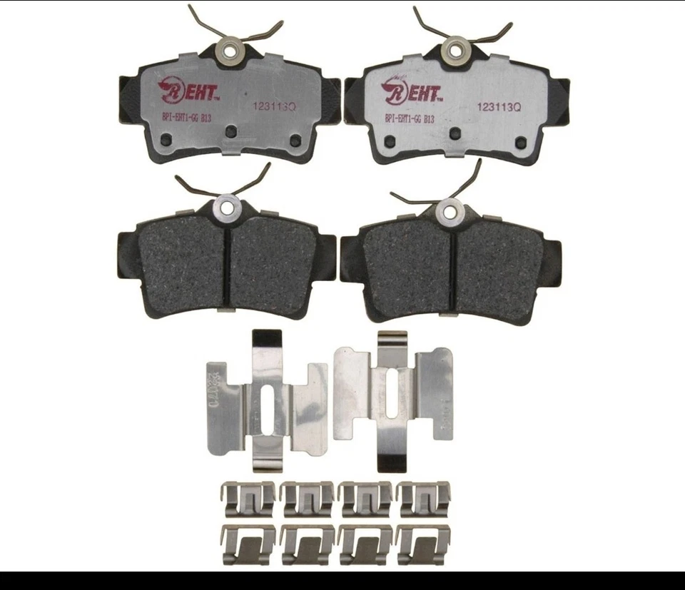 Juego de pastillas de freno traseras Raybestos EHT627H Element3 híbridas Ford Mustang 1994-2004 Foto 3 de 3
