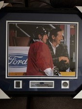 Wayne Gretzky Ford Canada Framed Commemorative Photo with Pins Hockey