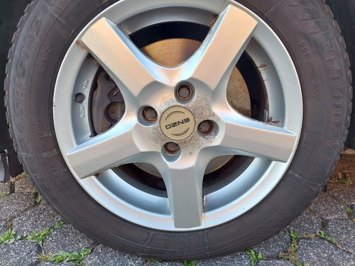 4 X Llantas de aluminio Enzo Opel 6,5x15 ET38, 185 65 R15, 88T Goodyear Vector, KBA45715 - Imagen 5 de 8