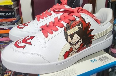 Puma Shuffle Custom Dragon Ball GT Vegeta SSJ4 Sneakers