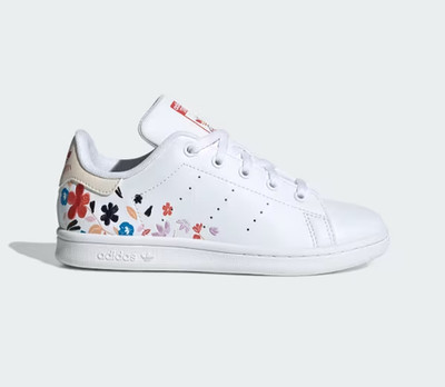 Adidas Originals Stan Smith Junior Kids Trainers Shoes Girls White IE0895