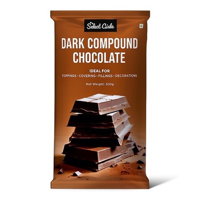 THE SELECT AISLE DARK CHOCOLATE COMPOUND SLAB   500 g