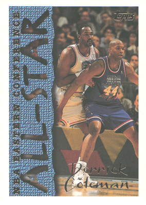 1994-95 Topps All-Star - Derrick Coleman #12 Nets