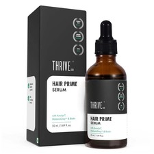 2X ThriveCo Hair Prime Serum With Anti Greying Arcolys, Biotin  Black 50ml