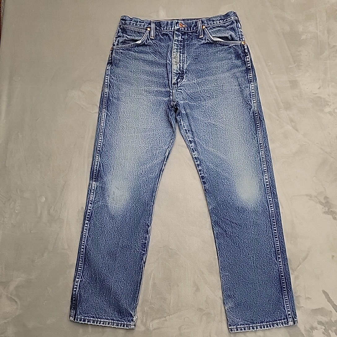 S 36x30 Whiskered Faded Cowboy Western Made In Usa