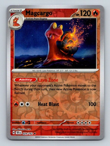 #29 Magcargo 2024 Temporal Forces Reverse Holo