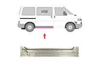 Reparaturblech SchiebetüR Innen Rechts Unten VW T4 PO9181