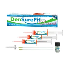 Upper Denture Reline Kit, Soft Silicone Denture Reliner Repair and Care Combo Ki