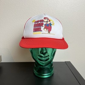 Super Mario Bros. Nintendo NES 1988 Trucker's Hat Mesh Cap Mario Brothers 