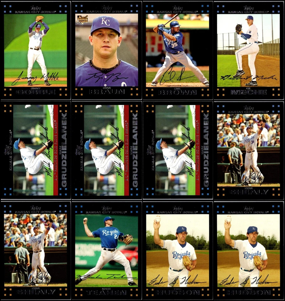 Lote de tarjetas Topps Kansas City Royals (53) 2007 - una verdadera joya - hacer todos los días spe... Foto 3 de 4