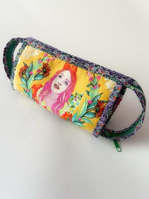 Tula Pink Baumwolle Tasche Handgefertigt Hingucker Neu Unbenutzt