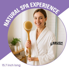 Bath Body Brush for Women Men, Back Scrubber Shower Brush Exfoliating Back,...
