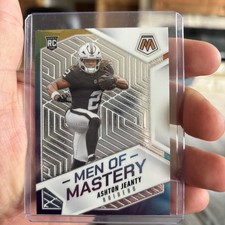 2025 Panini Mosaic- Notoriety Ashton Jeanty #18 (RC) Men of Mastery White Prizm