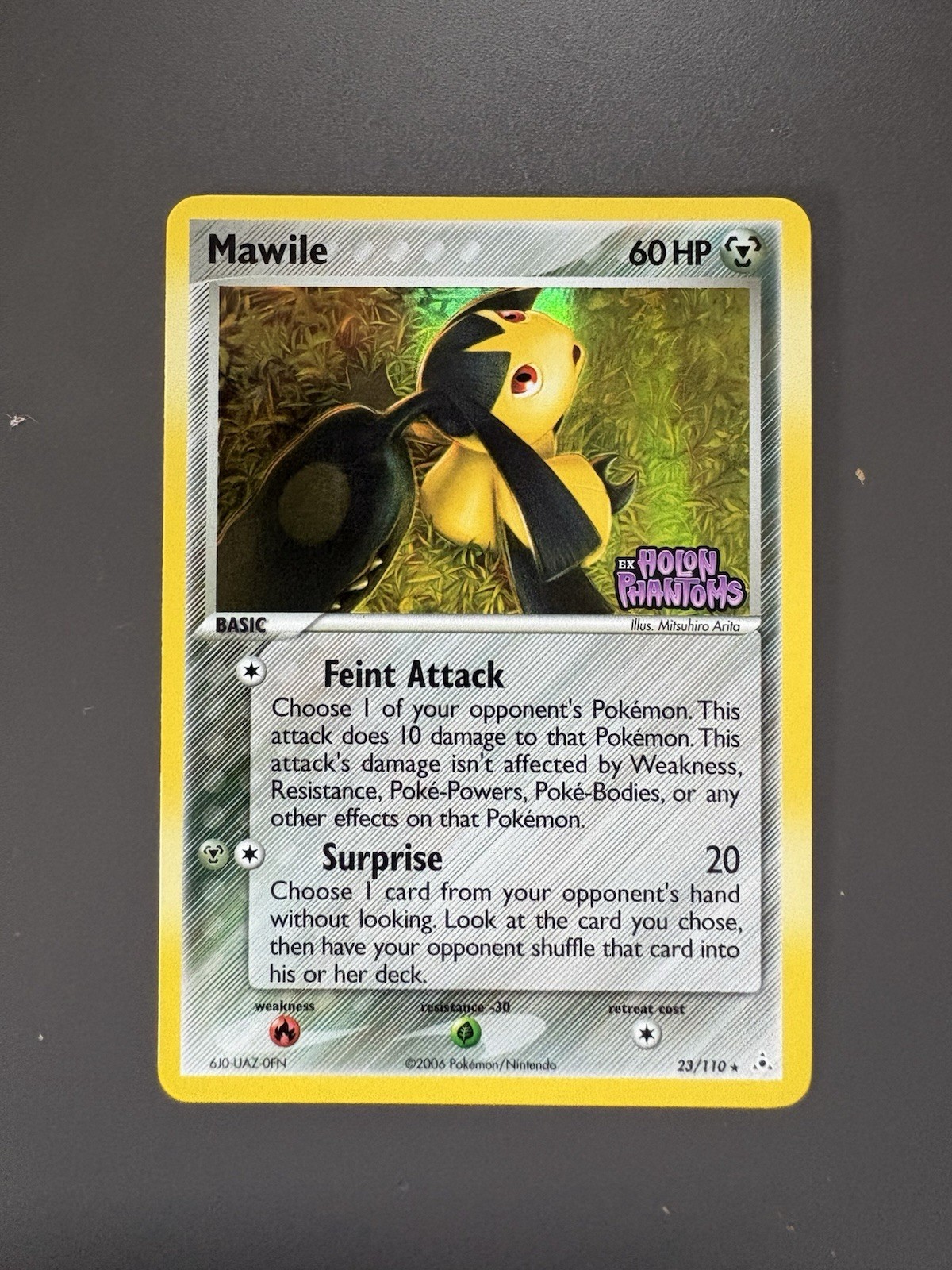 Pokemon TCG Mawile 23/110 Holon Phantoms Stamped Reverse Holo