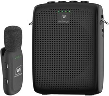 WinBridge Wireless Voice Amplifier for Teachers - Lapel Mic System Saves New