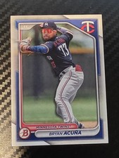 2024 Bowman - Prospects Bryan Acuna #BP-4 (RC) Minnesota Twins Prospect 
