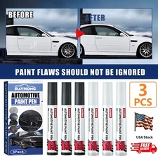 3PC Car Retouching Paint 2-in-1 Car Retouching Paint Scratch Pen Scratch Removal
